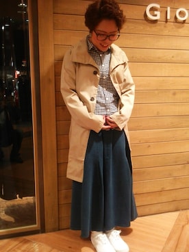 GIORDANOサンステ福山店さん(レディース・155cm)の春コーディネート