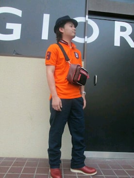 GIORDANOサンステ福山店さん（メンズ・172cm）の夏コーディネート