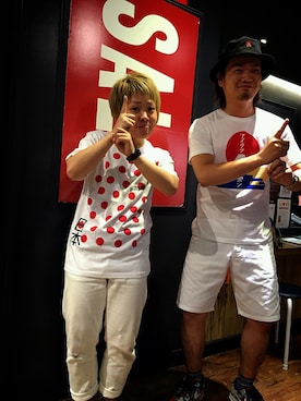 GIORDANOサンステ福山店さん（メンズ・172cm）の夏コーディネート