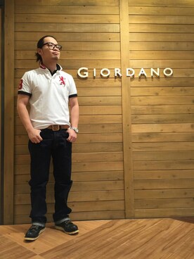「GIORDANO」｜GIORDANOサンステ福山店さん（メンズ・170cm）の春コーディネート