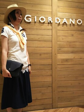 GIORDANOサンステ福山店さんの（GIORDANO | ジョルダーノ）を使ったコーディネート