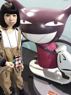 「insight（インサイト）のアイテム（オールインワン・サロペット）」を使った、Eさん（レディース・155cm）の冬コーディネート