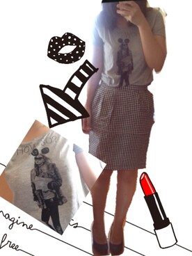 ⋈*。たけえり。*⋈さん(レディース・156cm)の夏コーディネート