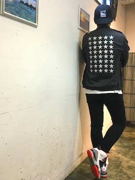 「Jordan」｜「アイテム（ブルゾン）」を使った、taw_fdmさん（メンズ・177cm）の秋コーディネート