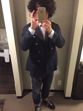 「franco minucci（フランコミヌッチ）のアイテム」を使った、よしべーさん（メンズ・173cm）の夏コーディネート