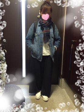 「寒かった」｜「アイテム（ジャケット/アウター）」を使った、Jun*さん（レディース・157cm）の秋コーディネート