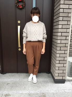 Jun*さん（レディース・157cm）の秋コーディネート