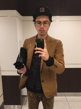 SUN gioco CHEMBERILNさん（メンズ・169cm）の冬コーディネート