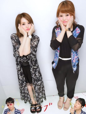 「ショーパン」｜「アイテム（ワンピース/ドレス）」を使った、あっちゃんさん（レディース・155cm）の春コーディネート