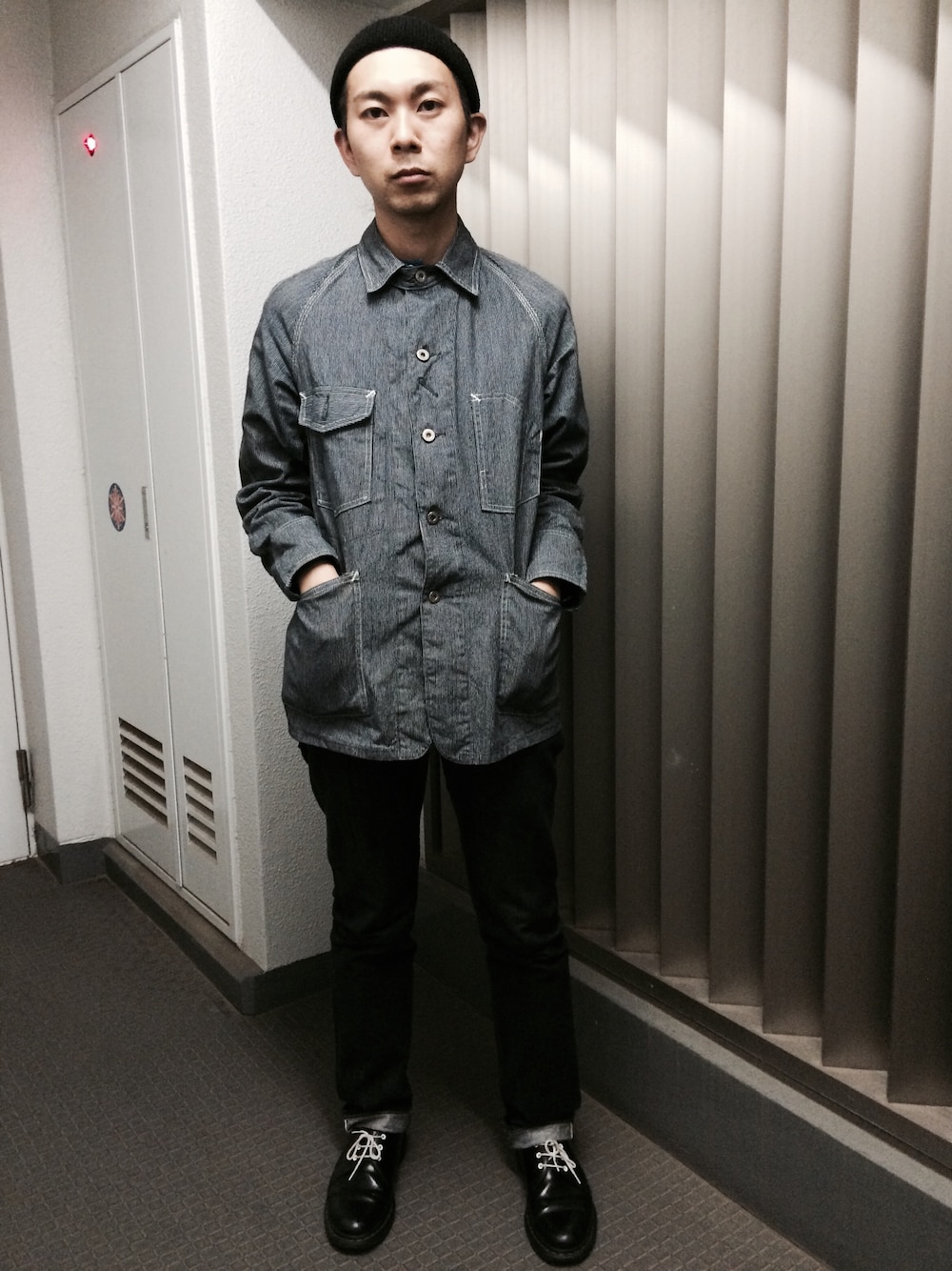 POST O'ALLS ピンストライプ カバーオール 20141106194205827_1000.jpg