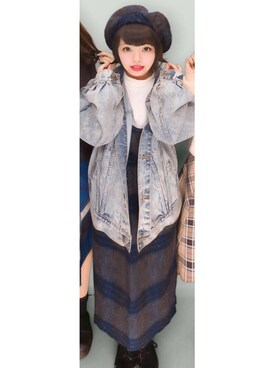 Kae Nさん（レディース・151cm）の冬コーディネート