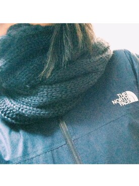 「アイテム（マウンテンパーカー、ブルー系）」を使った、renaさん（レディース・169cm）の冬コーディネート