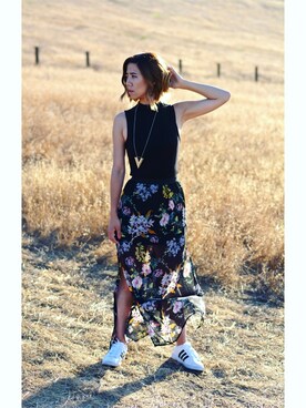 「Target（ターゲット）のアイテム（アクセサリー）」を使った、emmadeeneさん（レディース・163cm）の夏コーディネート