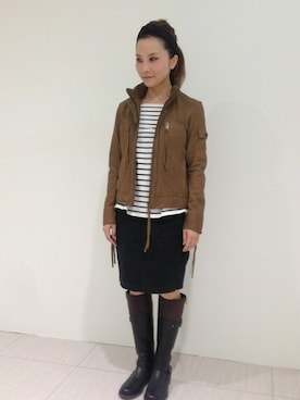 eriさん（レディース・153cm）の秋コーディネート