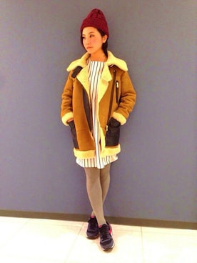 eriさん（レディース・153cm）の冬コーディネート