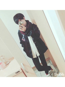 「REBERTAS（リベルタス）のアイテム（ジャケット/アウター）」を使った、ひびさん（メンズ・170cm）の冬コーディネート