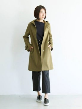 「MACKINTOSH」｜「アイテム（その他アウター）」を使った、宮崎夢夏さん（レディース・167cm）の夏コーディネート