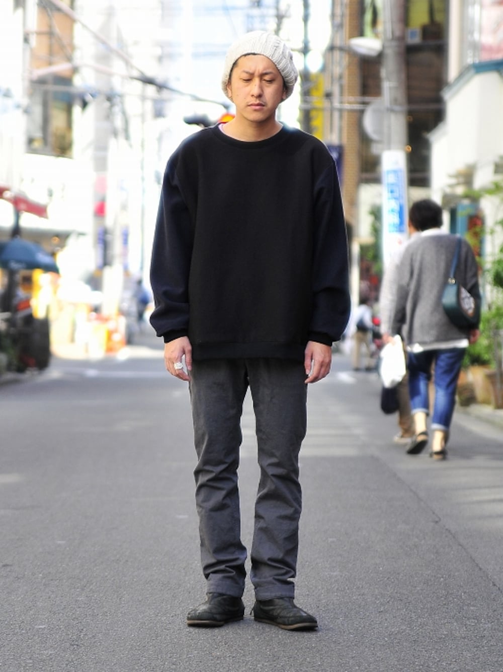 「HEALTHのTrainer Jacket（その他トップス、ブラック系）」を使った、TsukasaKanamaruさん（メンズ・168cm）の冬コーディネートの1枚目の写真
