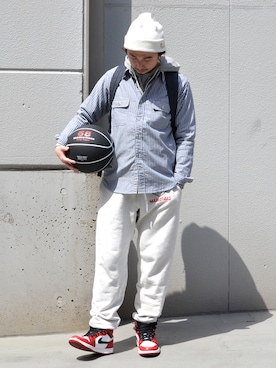 【68&brothers】RENさんの「68 x TACHIKARA Custome Basketball」を使ったコーディネート