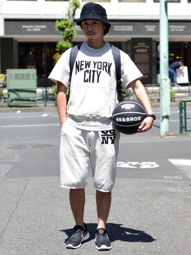 【68&brothers】RENさんの「68 x TACHIKARA Custome Basketball」を使ったコーディネート