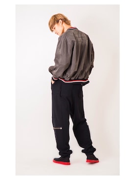 「UNDERCOVER（アンダーカバー）のアイテム（ブルゾン）」を使った、PLAYFULさん（メンズ・183cm）の秋コーディネート