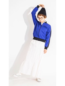 「Y's（ワイズ）のアイテム（ニットキャップ/ビーニー）」を使った、PLAYFULさん（レディース・157cm）の秋コーディネート