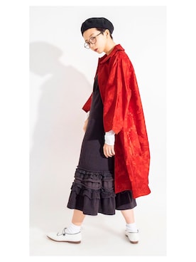 「tricot COMME des GARCONS（トリココムデギャルソン）のアイテム（ワンピース）」を使った、PLAYFULさん（レディース・157cm）の冬コーディネート