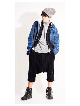「JUNYA WATANABE COMME des GARCONS（ジュンヤワタナベコムデギャルソン）のアイテム（ブルゾン）」を使った、PLAYFULさん（メンズ・183cm）の冬コーディネート