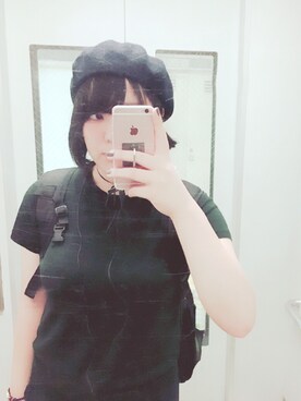 「クルーネックニット」｜mmtusさん（レディース・168cm）の夏コーディネート