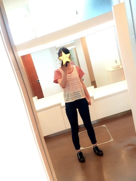 「Gleam（グリーム）のアイテム」を使った、＊hiyori＊さん（レディース・155cm）の夏コーディネート