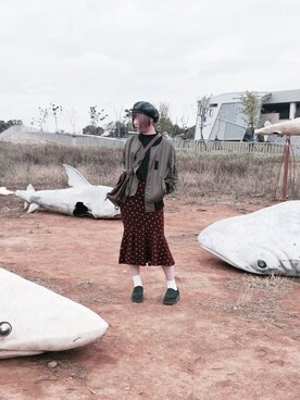 「MIRYOKU（ミリョク）のアイテム」を使った、pìlzeさん（レディース・165cm）の冬コーディネート