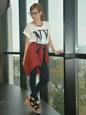 chizuruさん（レディース・156cm）の春コーディネート