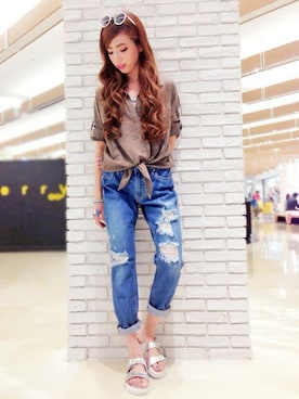 chizuruさん（レディース・156cm）の夏コーディネート