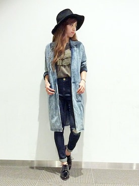 chizuruさん（レディース・156cm）の秋コーディネート