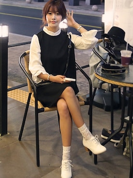 「オックスフォード」｜HOTPINGさん（レディース・163cm）の秋コーディネート