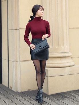 「韓国通販」｜HOTPINGさん（レディース・163cm）の秋コーディネート