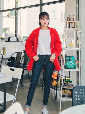 「HOTPING（ホッピン）のアイテム」を使った、HOTPINGさん（レディース・163cm）の秋コーディネート