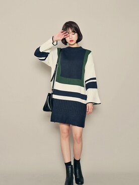 ワンピース ドレスを使った 韓国人 の人気ファッションコーディネート ユーザー ショップスタッフ Wear