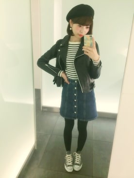 「ドラフトMR」｜sayaさん（レディース・162cm）の春コーディネート
