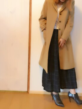 YAECA（ヤエカ）のチェスターコートを使った人気ファッション