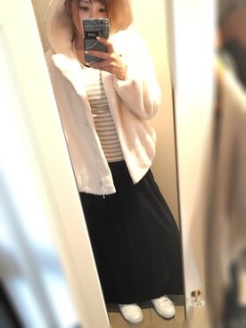 「ジーユーコーデ」｜「アイテム（その他）」を使った、eriii__coさん（レディース・160cm）の冬コーディネート