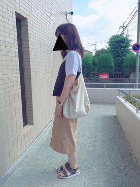 【ZARA】カーゴポケット ミディスカート