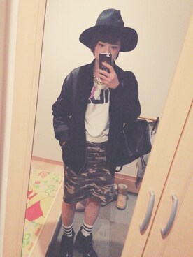 「WEGO（ウィゴー）のアイテム（ブルゾン）」を使った、♥kanae♥さん（レディース・162cm）の冬コーディネート