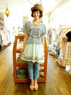 やまださん（レディース・163cm）の夏コーディネート