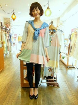 やまださん（レディース・163cm）の夏コーディネート