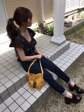 「秋だね」｜yuriさん（レディース・156cm）の秋コーディネート