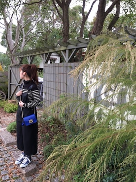 「寒い」｜「アイテム（サロペット/オーバーオール）」を使った、yuriさん（レディース・156cm）の秋コーディネート