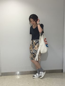 「夏夏夏」｜しゅがーろーるさん（レディース・163cm）の春コーディネート