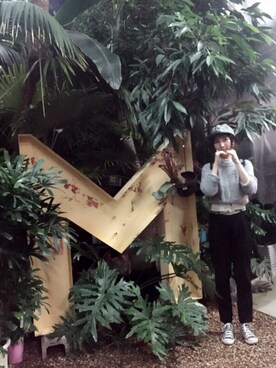 「CHEAP MONDAY（チープマンデイ）のアイテム（ニット/セーター）」を使った、しゅがーろーるさん（レディース・163cm）の秋コーディネート