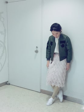 「TOGA（トーガ）のアイテム（ジャケット/アウター）」を使った、しゅがーろーるさん（レディース・163cm）の冬コーディネート